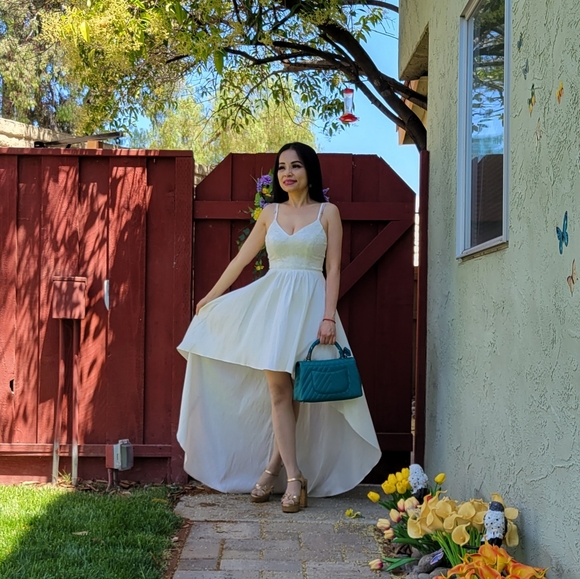 B Darlin white hi low dreww - Picture 3 of 3